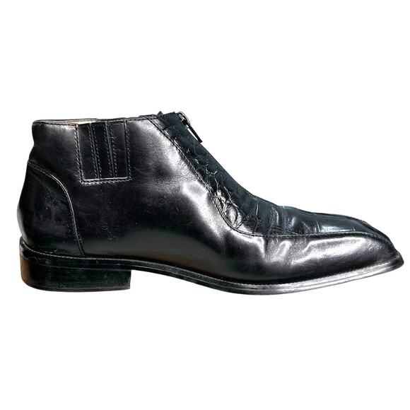 Vintage Georgia Brutini Men’s Black Leather Chukka Boots Size US 8.5 main image 7
